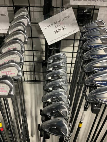 Used Callaway Apex Dcb Mens Iron Set Lh 5i-gw Aw 11834-s000043913