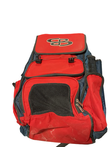 Used Boombah Red Blu Backpack Bb Sb Player Backpack Red 11834-s000044056