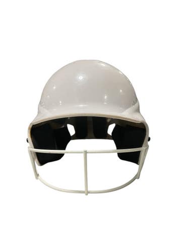 Used Rip-it Blk Wht Helmet W Mask Batting Helmet W Mask White Sm 11834-s000044895