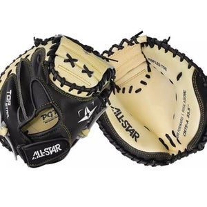 New All-star 33.5in Rht Adult Catcher Mitt Top Star Series 11834-astcm-ts-a-rht-bk