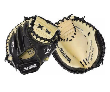 New All-star 33.5in Rht Adult Catcher Mitt Top Star Series 11834-astcm-ts-a-rht-bk