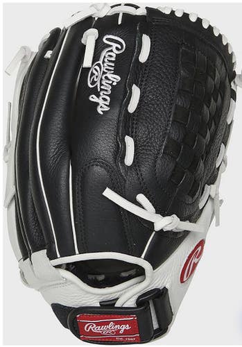 New Shut Out 12.5in Lht Softball Glove 11834-rawcorso125bw30