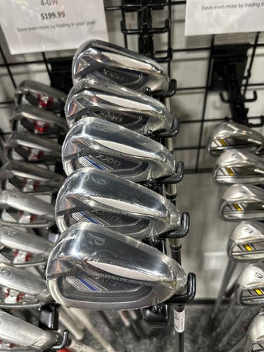 Used 12 Iron 6i-pw Stiff Flex Graphite Shaft Iron Sets 11834-s000025447