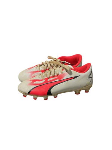 Used Puma Soccer Cleat Bb Sb Cleats White Junior 03.5 11834-s000033379