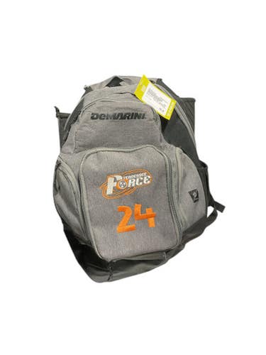 Used Demarini Blk Gry Backpack Bb Sb Player Backpack Black 11834-s000033410
