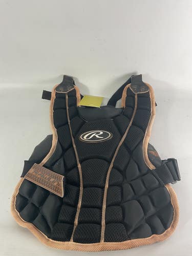 Used Rawlings Catcher Chest Guard Catchers Chest Protector Black Youth 11834-s000031456