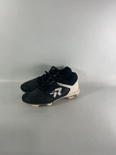 Used Ringor Black Pitcher Shoe Bb Sb Cleats Black Junior 06 11834-s000031468