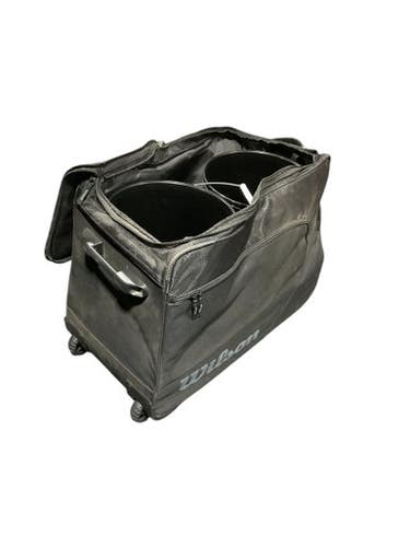 Used Wilson Team Bucket Holder Bag Bb Sb Team Wheeled Bag Black 11834-s000032036
