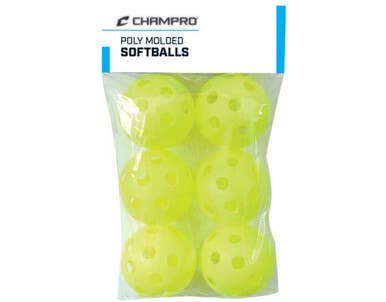 New 12in Poly Molded Softball 11834-chpcsb-51y