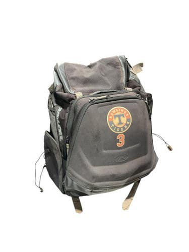 Used Rawlings Black Backpack Bb Sb Player Backpack Black 11834-s000032590
