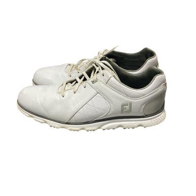 Used Foot Joy Mens Golf Shoes White Senior 9 11834-s000040084