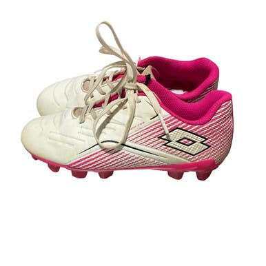 Used Lotto Soccer Cleats White Junior 01 11834-s000040101