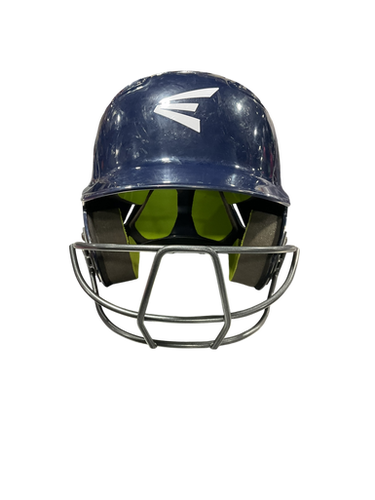 Used Easton Navy M L Batting Helmet W Mask Navy Blue One Size 11834-s000046066