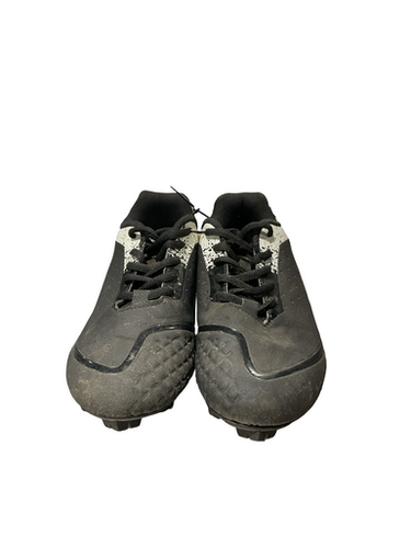 Used Athletic Works Blk Wht Cleats Bb Sb Cleats Black And White Junior 03 11834-s000046290