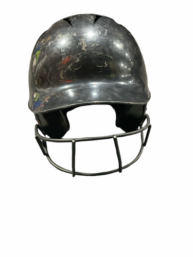 Used Champro Blk Helmet W Mask Batting Helmet W Mask Black Md 11834-s000051346