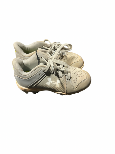 Used Under Armour Gray Baseball Cleats Bb Sb Cleats Grey Youth 11.0 11834-s000051547