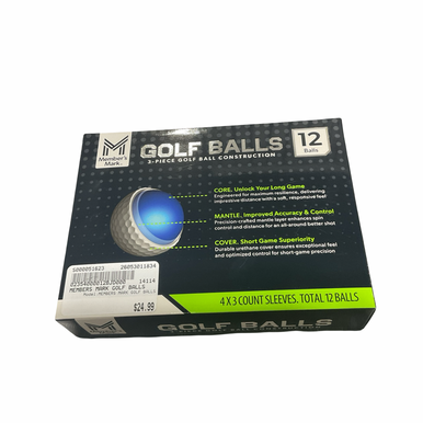 Used Members Mark Golf Balls 12 Pack - Golf Balls 11834-s000051623