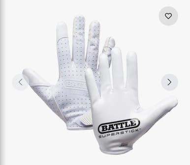 New Doom Gloves White Youth Small 11834-bat5gly00001s
