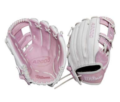 New A2000 Spring 2025 Wht Lav Softball Glove 11834-wilwbw10272512