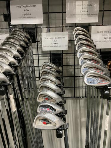 Used Callaway Big Bertha Mens Iron Set Rh 5i-sw 11834-s000031266
