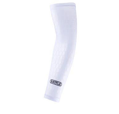 New Arm Sleeve White Adult S M 11834-bat9451asm