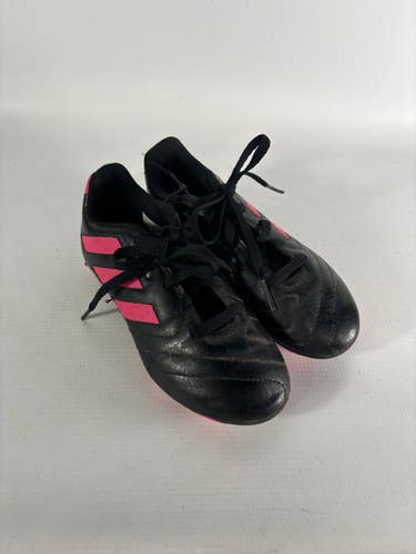 Used Adidas Pnk Blk Cleat Youth 13.0 Baseball And Softball Cleats 11834-s000024713