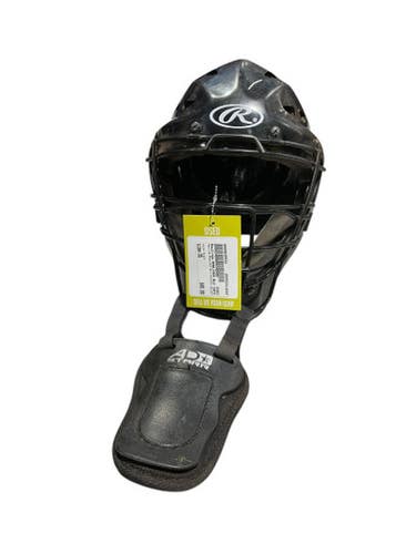 Used Rawlings Rawlings Blk Catcher Helmet Catchers Helmet W Mask Black One Size 11834-s000035532