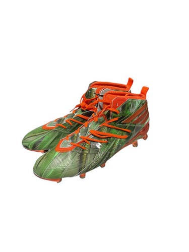 Used Adidas Adult Fb Cleats Orange Senior 15 11834-s000035643