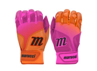 New Pwr Fade Pink Orange Youth Batting Gloves 11834-mrcmbgpwrfy-pkor