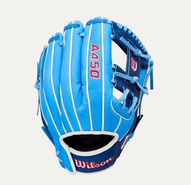 New A450 11.5in Lht Royal White Glove 11834-wilwbw103981115