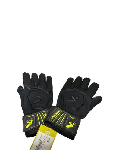 Used Storelli Goalie Gloves Soccer Goalie Gloves Black 11 11834-s000041447