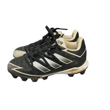 Used Adidas 3 Stripe Life Bb Sb Cleats Black Junior 01.5 11834-s000040674