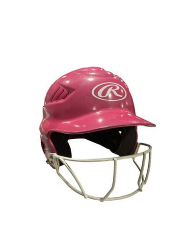 Used Rawlings Pink Helmet W Mask 6 1 2-7 1 2 11834-s000040886
