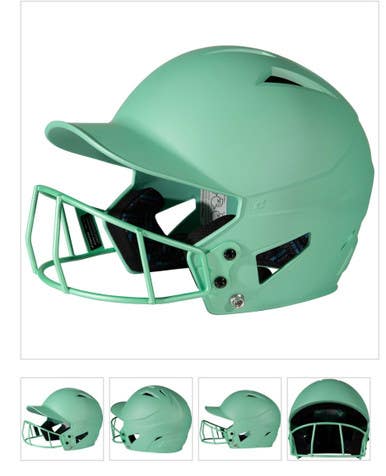 New Hx Gamer Mint Large Softball Helmet 11834-chphxfpmmis