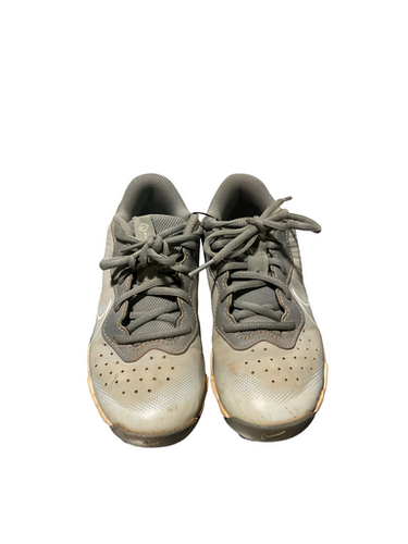 Used Nike Diamond Baseball Cleats Bb Sb Cleats Grey Junior 02 11834-s000046572