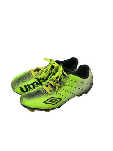 Used Umbro Soccer Cleats Black And Yellow Junior 01.5 11834-s000046746