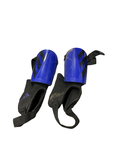 Used Adidas Soccer Shin Guards Junior Navy Blue Md 11834-s000047024