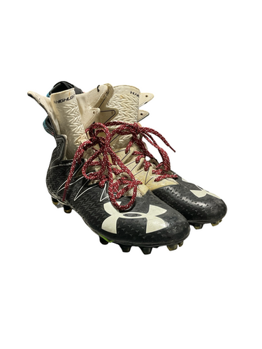 Used Under Armour Adult Fb Cleats Black Senior 8.5 11834-s000047166