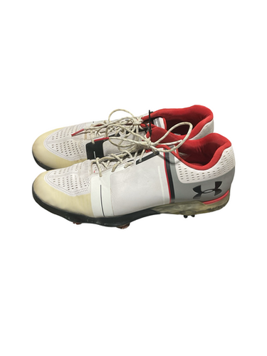 Used Under Armour Mens Golf Shoes White Senior 11.5 11834-s000048056