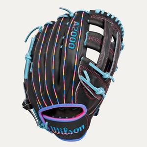 New A2000 Ltm 12.5in Rht Black Blue Glove 11834-wilwbw104831125
