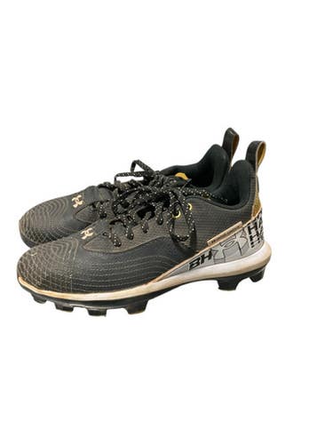 Used Under Armour Bryce Harper Bb Sb Cleats Black Junior 02 11834-s000034277