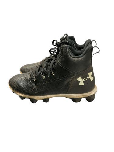 Used Under Armour Black Cleats Bb Sb Cleats Black Junior 06 11834-s000034706