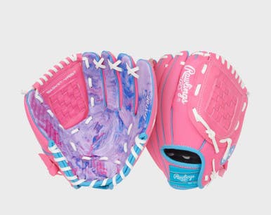 New Rawlings Pink Rht Flex Palm Series 10-inch Softball Glove 11834-rawr00713918