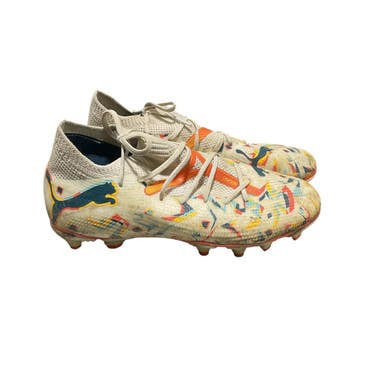 Used Puma Soccer Cleats White Junior 02.5 11834-s000039248