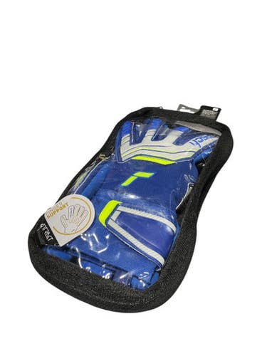 Used Reusch Royal Goalie Glove Soccer Goalie Gloves Royal Blue 7 11834-s000039362