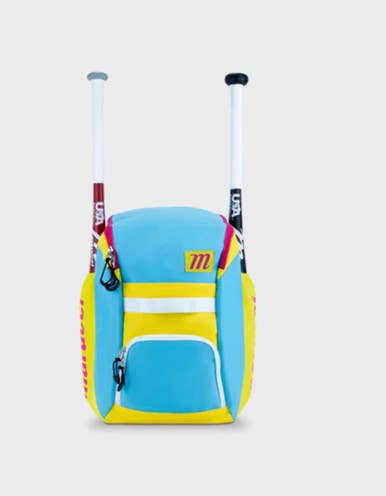 New Blue Yellow Foxtrot Tball Bat Pack 11834-mrcmbfxtrbp-cbyl