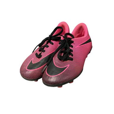 Used Nike Soccer Cleats Black And Pink Youth 13.0 11834-s000039618