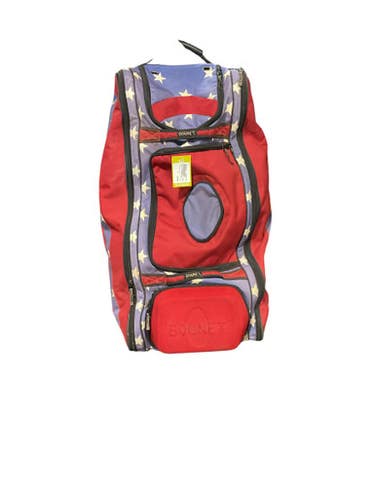 Used Bownet Commander Bag Bb Sb Player Wheeled Bag White Red Navy 11834-s000039766