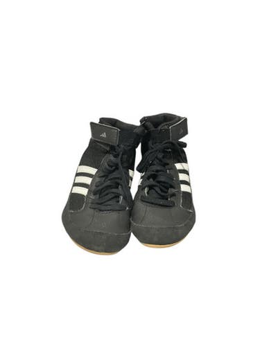 Used Adidas Wrestling Shoes Black Junior 03.5 11834-s000042896