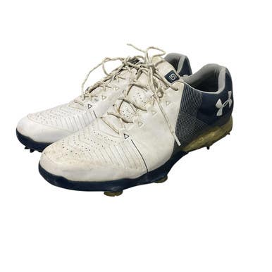 Used Under Armour Mens Golf Shoes Navy And White Senior 13 11834-s000043577